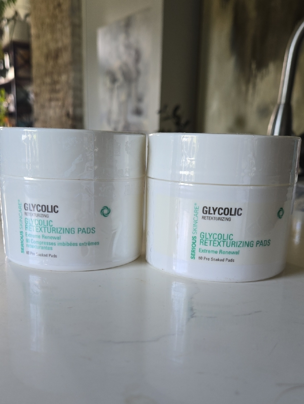 Serious Skincare Glycolic Retexturizing Pads-TWO for the price of ONE.